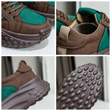 HG - Suede Genuine Leather Casual Chunky Sneakers