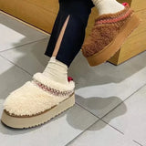 HG - Women Fur Slippers Ankle Boots