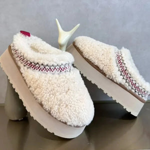 HG - Women Fur Slippers Ankle Boots
