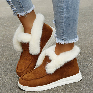HG- Women's Moccasin Warm Fur Lined Boots