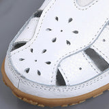 HG- Casual Summer Closed Toe Leather Sandals