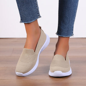 HG- Comfort Breathable Knitting Flats Shoes